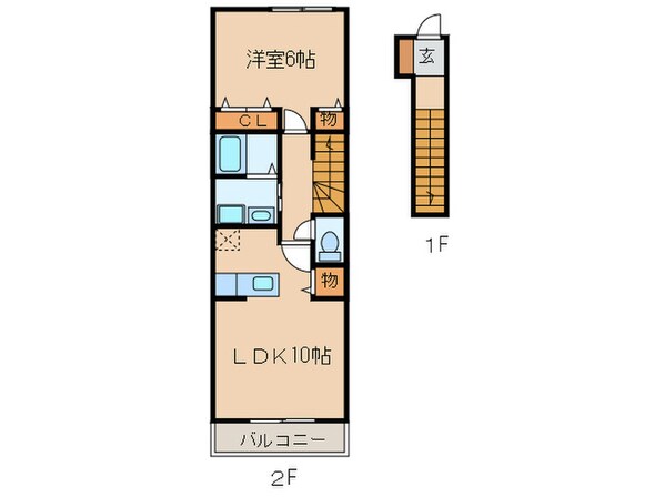 セレッソブロ－テの物件間取画像